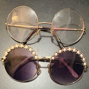 Round Sunglasses and Round Costume Glasses